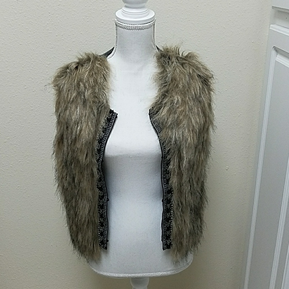 Shyanne faux fur vest